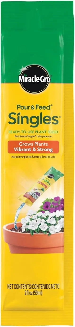 Miracle-Gro Pour & Feed Singles Ready-to-Use Plant Food