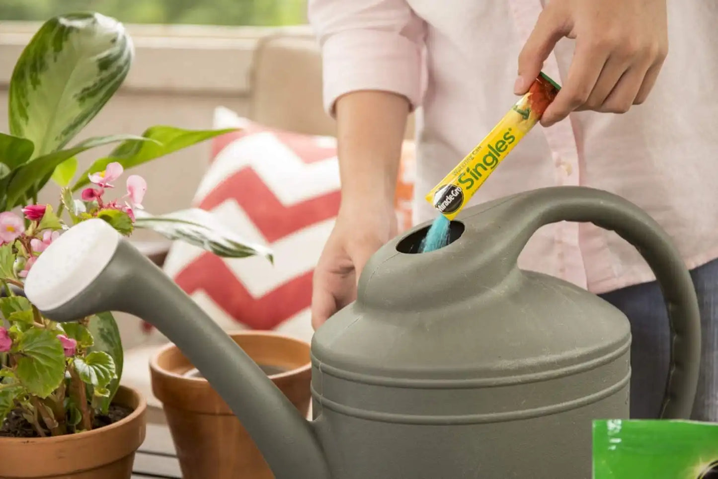 Miracle-Gro Watering Can Singles All Purpose Plant Food 24 Packets (2-Pack)