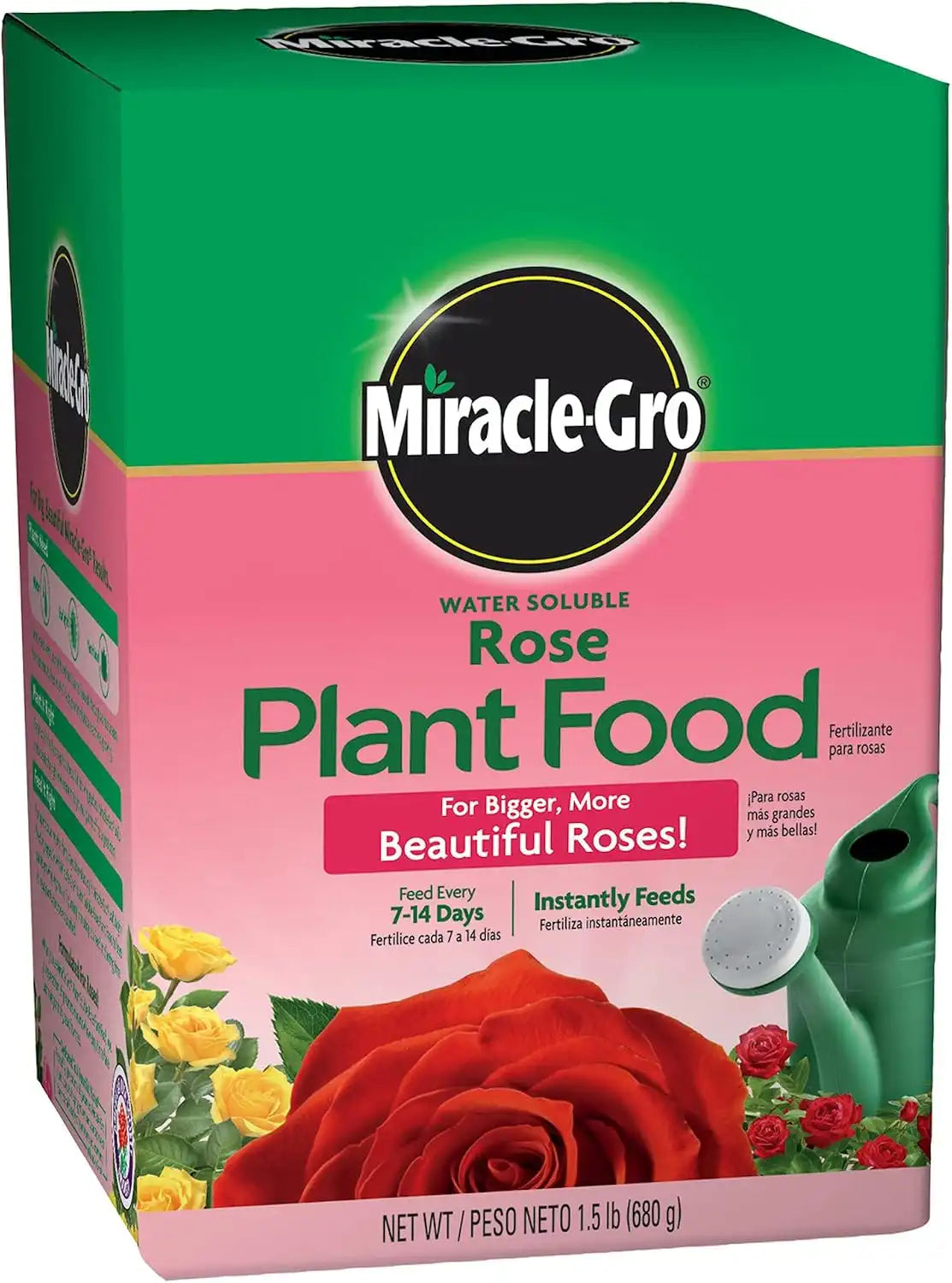 Miracle-GRO Water Soluble Rose Plant Food, 1.5 lb
