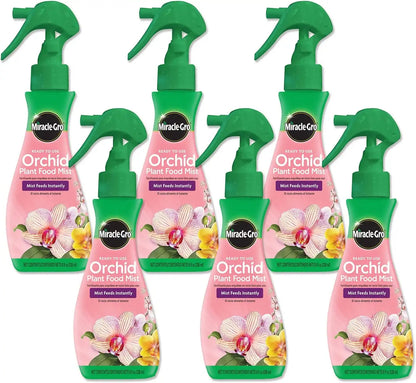 Scotts Ready-To-Use Orchid Plant Food Mist, 8 oz., Orchid Food Feeds Plants Instantly, 6 Pack