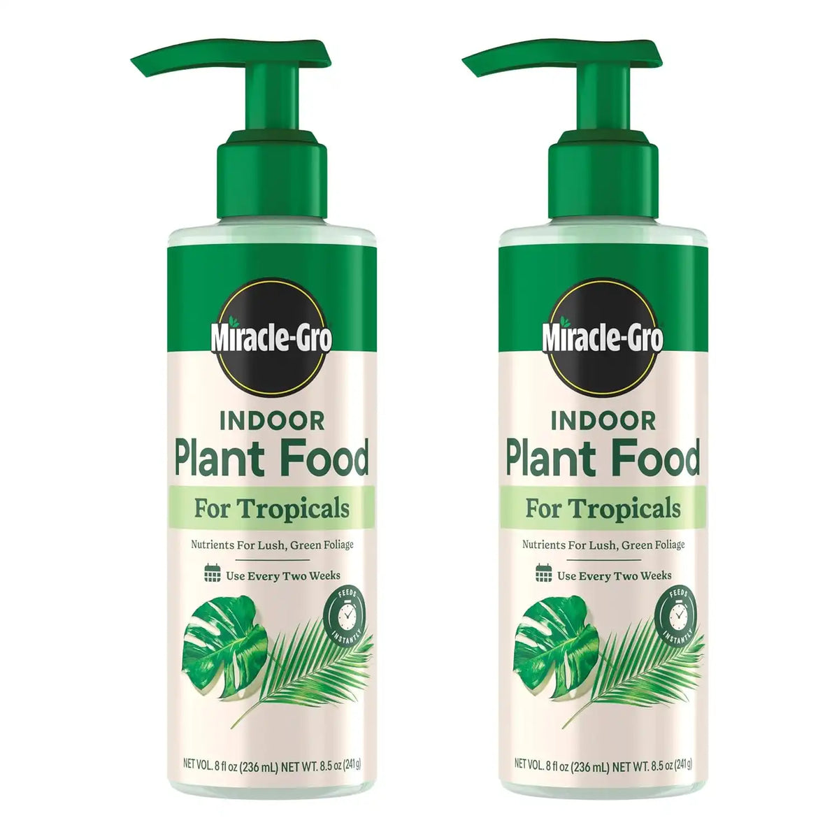 Miracle-Gro Indoor Plant Food for Tropicals, 8 fl. oz. (2-Pack)
