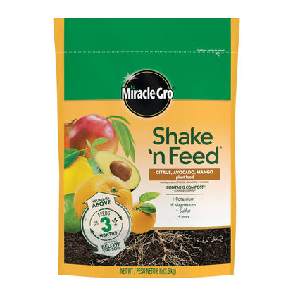 Miracle-Gro Shake 'n Feed Citrus, Avocado and Mango Plant Food, 8 lb.