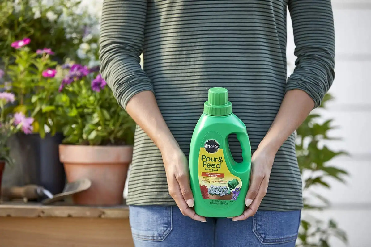 Miracle-Gro Pour & Feed Plant Food (Liquid), 32 fl. oz. (6 Pack)
