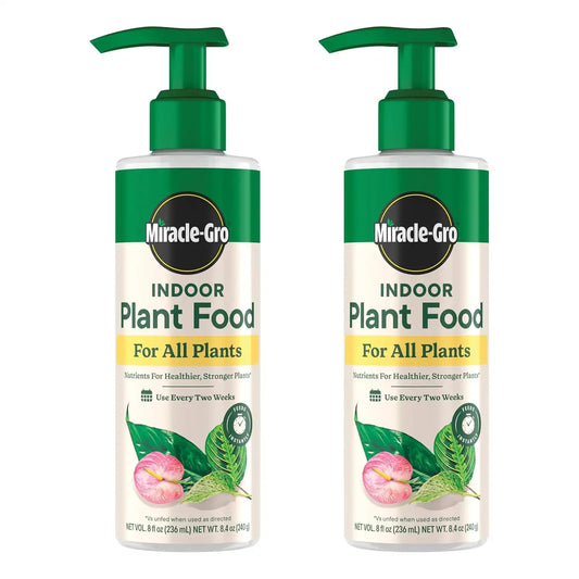 Miracle-Gro Indoor Plant Food for All Plants, 8 fl. oz. (2-Pack)