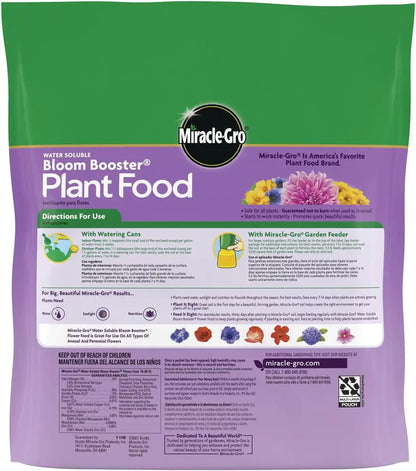 Miracle-Gro Water Soluble Bloom Booster Flower Food, 5.5 lb.