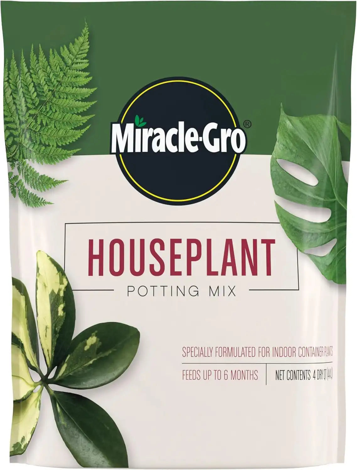 Miracle-Gro Houseplant Potting Mix, 4 qt. (Pack of 10)