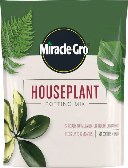 Miracle-Gro Houseplant Potting Mix, 4 qt. (Pack of 10)