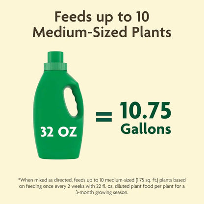 Miracle-Gro Organic Plant Food, 32 fl. oz. (2-Pack)