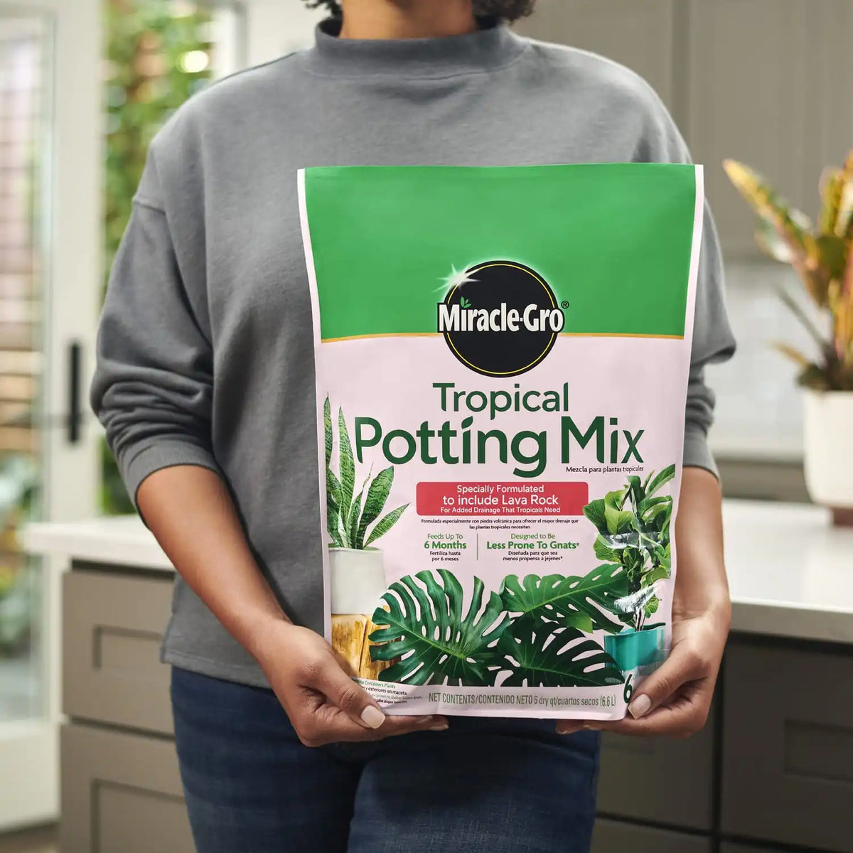 Miracle-Gro Tropical Potting Mix, 6 qt. (2-Pack)