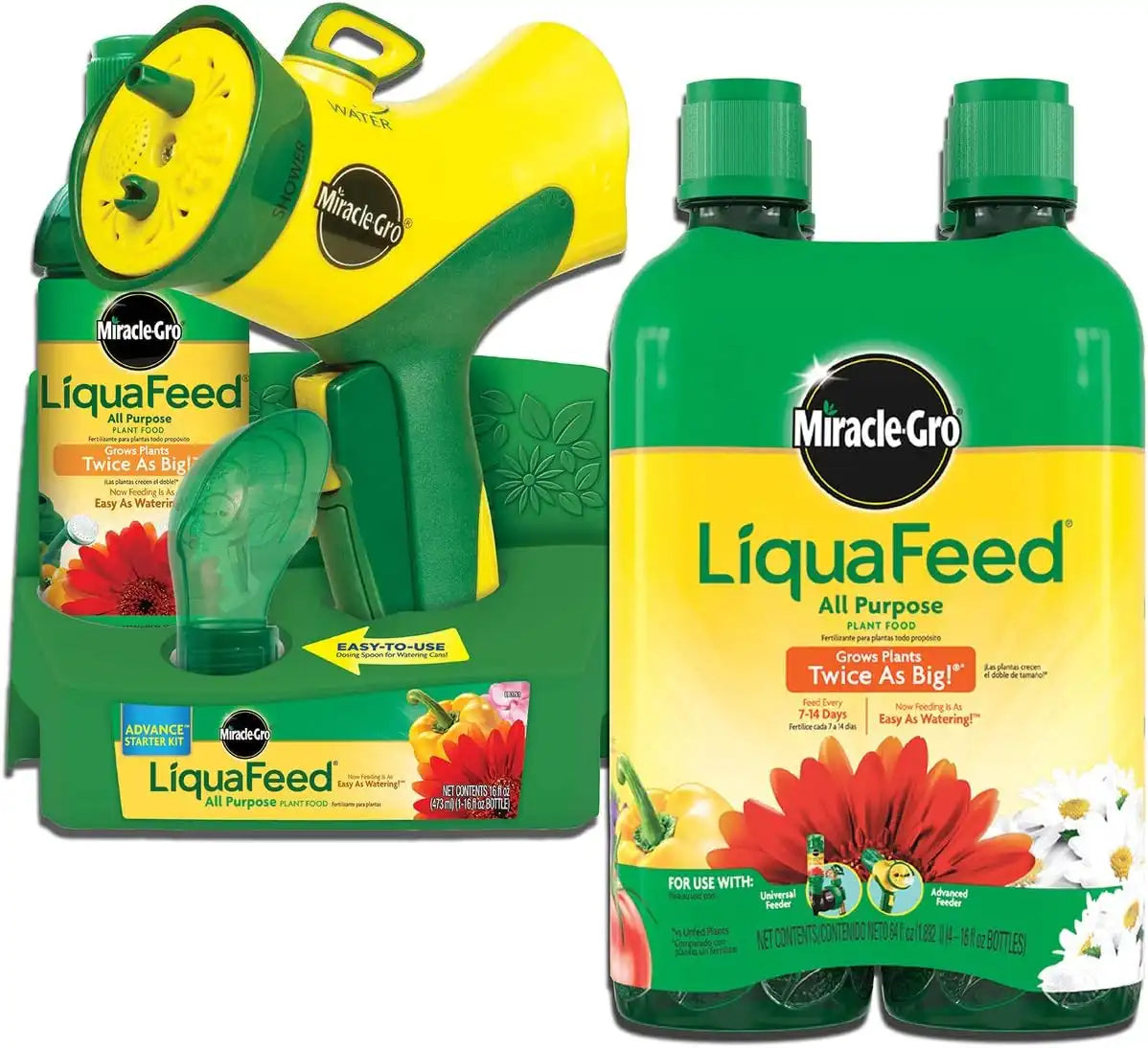 Miracle-Gro LiquaFeed All Purpose Plant Food Advance Starter Kit & Refills
