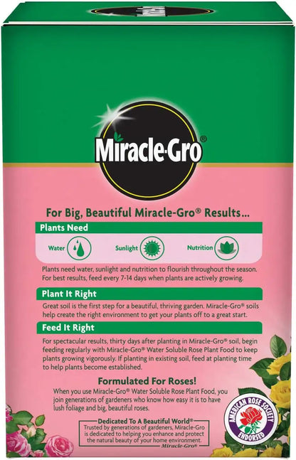 Miracle-Gro Water Soluble Rose Plant Food, 1.5 lb. (6-Pack)
