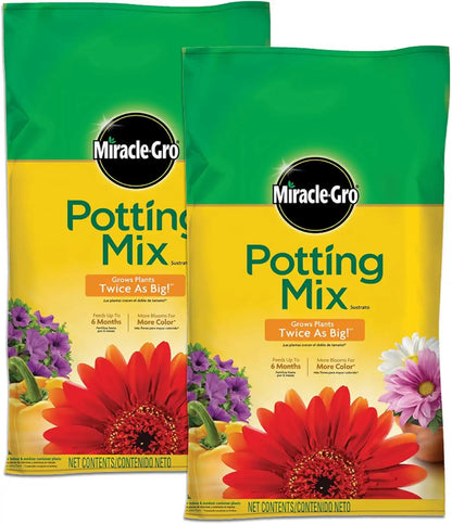 Miracle-Gro Potting Mix, 16 qt. (2-Pack)