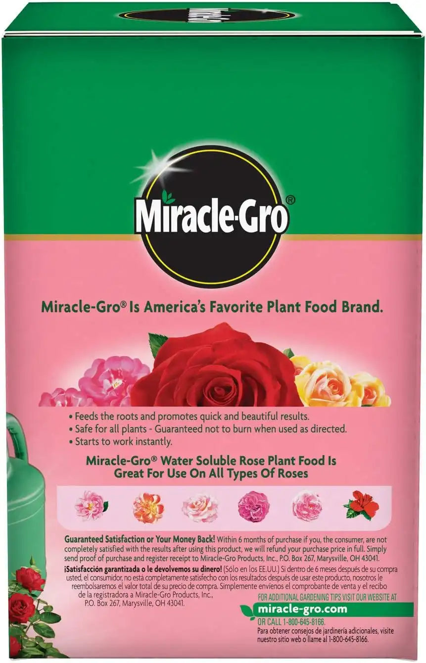 Miracle-Gro Water Soluble Rose Plant Food, 1.5 lb. (6-Pack)