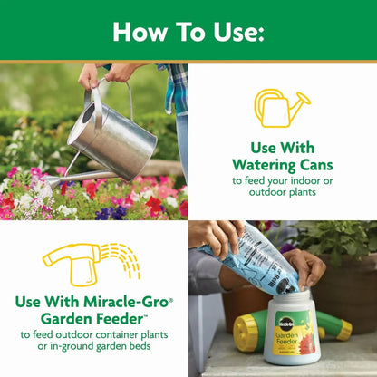 Miracle-Gro Water Soluble All Purpose Plant Food - Fertilizer for All Indoor or Outdoor Plants Including Roses, Flowers, Vegetables, Houseplants, Trees, and Shrubs, 1.5 lbs. (Pack of 6)