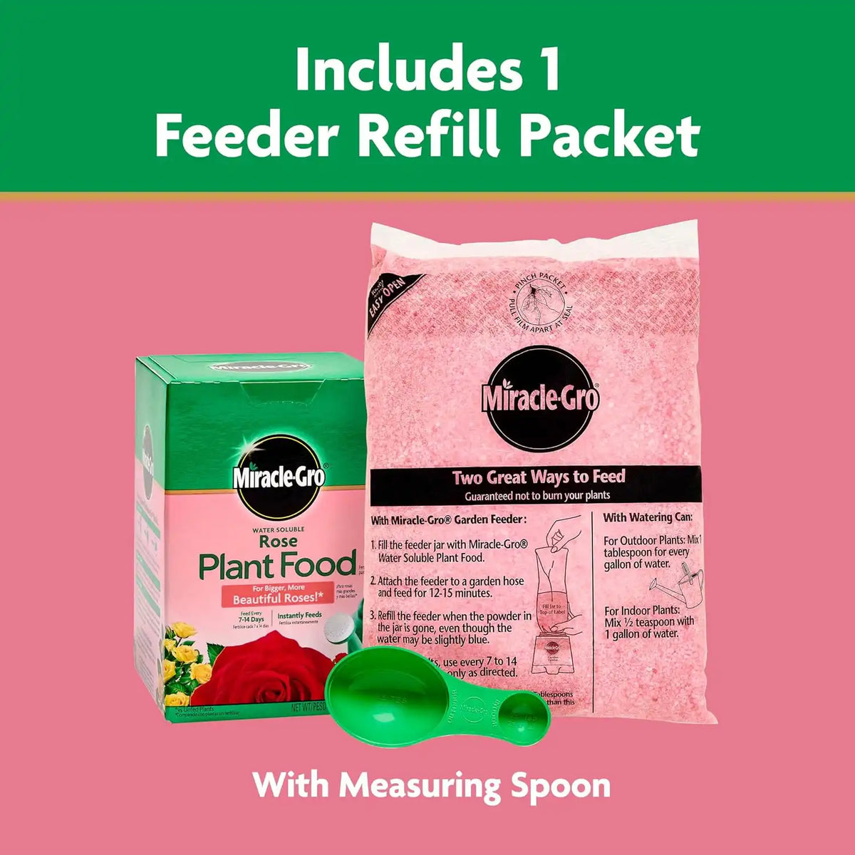 Miracle-GRO Water Soluble Rose Plant Food, 1.5 lb
