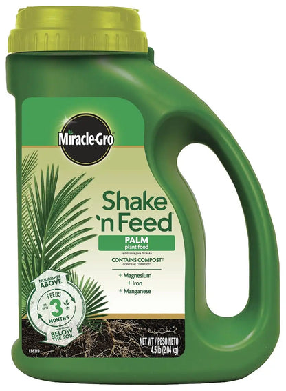 Miracle-Gro Shake 'N Feed Palm Plant Food, 4.5 lb. (Pack of 6)