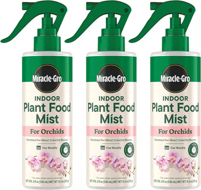 Miracle-Gro Indoor Plant Food Mist for Orchids, 8 fl. oz. (3-Pack)
