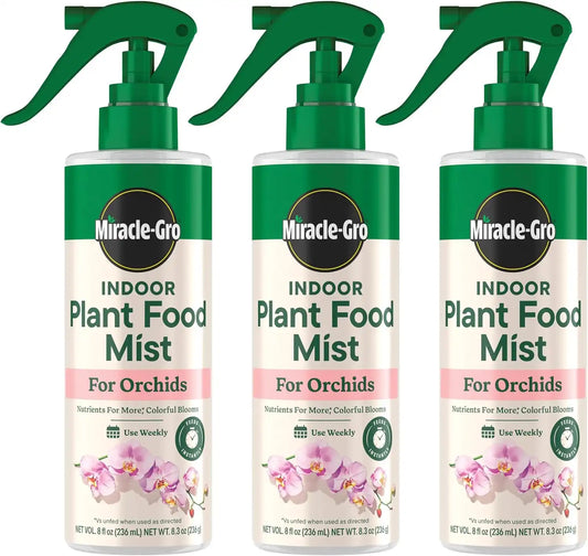 Miracle-Gro Indoor Plant Food Mist for Orchids, 8 fl. oz. (3-Pack)