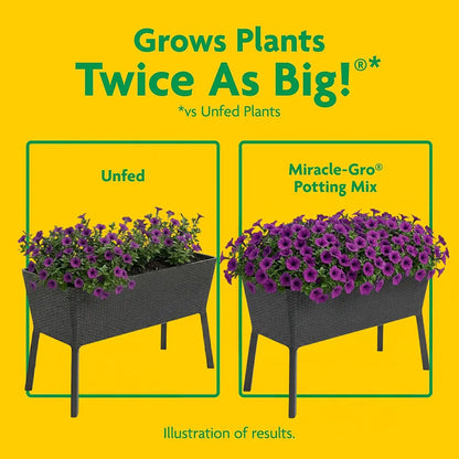 Miracle-Gro 2 Cu Ft Potting Mix and 24-Pack Indoor Plant Food Spikes