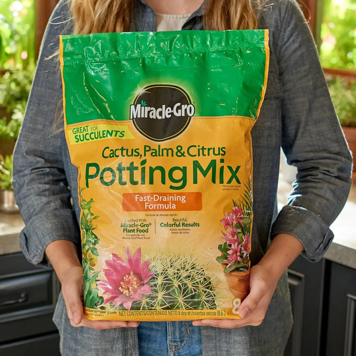 Miracle-Gro Cactus, Palm & Citrus Potting Mix, 8 qt.
