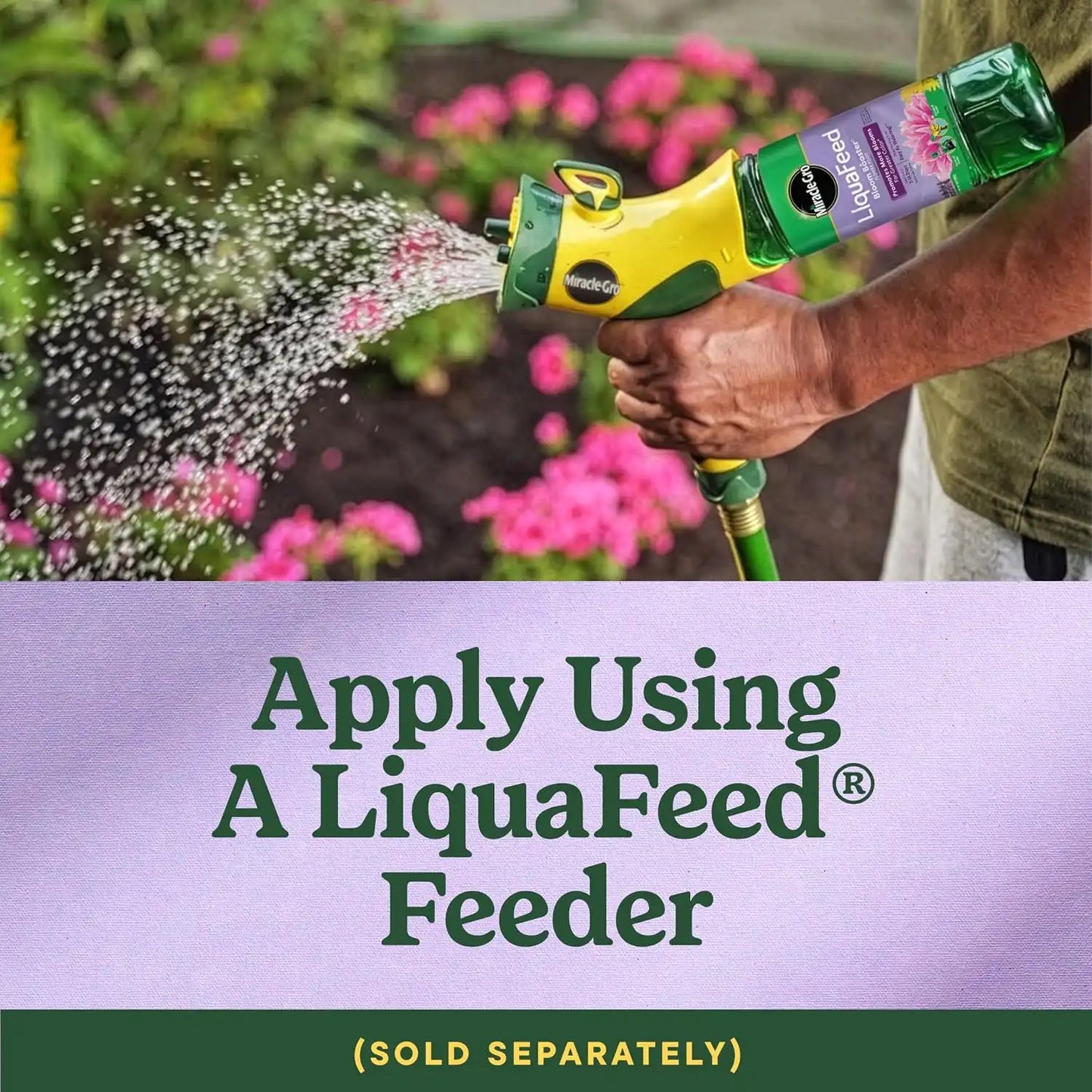 Miracle-Gro LiquaFeed Bloom Booster Flower Food, 16 fl. oz. (2 Pack)