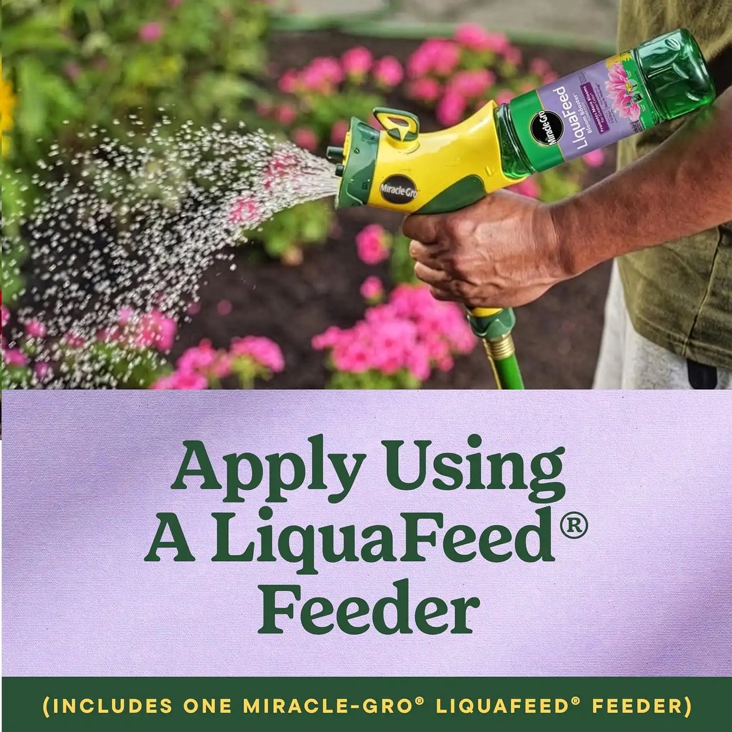 Miracle-Gro LiquaFeed Advance Starter Kit & Bloom Booster Flower Food