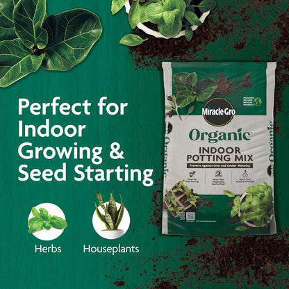 Miracle-Gro Organic Indoor Potting Mix, 16 qt.