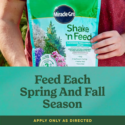 Miracle-Gro Shake 'N Feed Flowering Trees & Shrubs Plant Food, 8 lb.