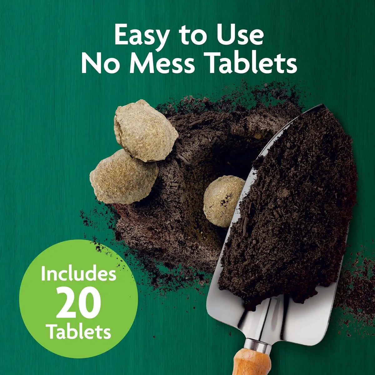 Miracle-Gro Organic Planting Tablets, 20 Tablets (Pack of 6)