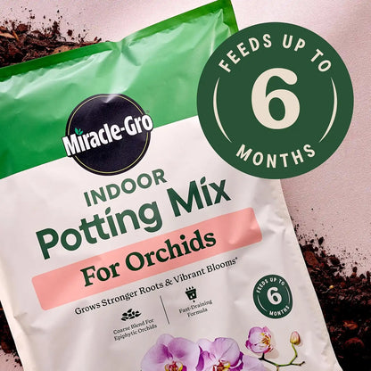 Miracle-Gro Indoor Potting Mix for Orchids, 8 qt. (2-Pack)