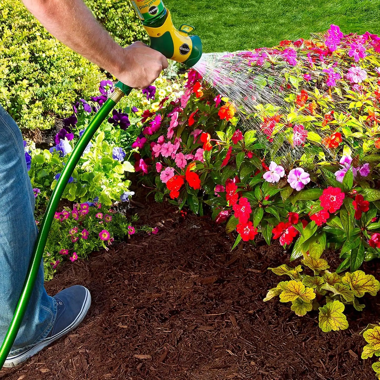 Miracle-Gro 1016111 LiquaFeed Advance Starter Kit with Garden Feeder (6 Pack), 16 oz