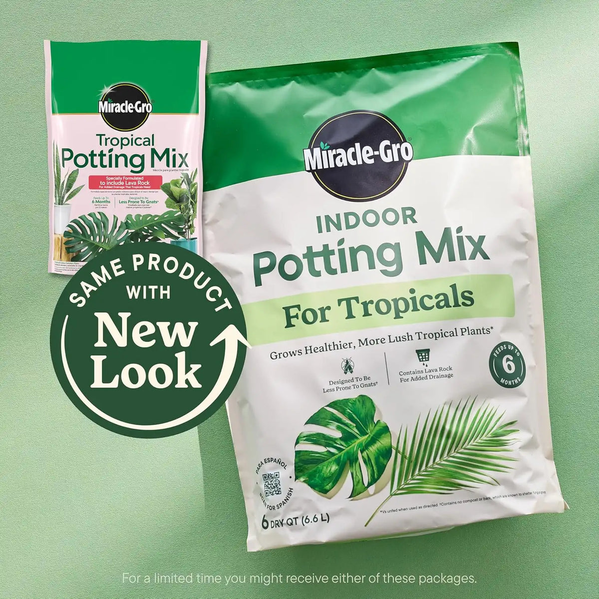 Miracle-Gro Tropical Potting Mix, 6 qt. (2-Pack)